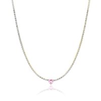Necklace Brand Woman Attimi in Steel Cristallo 14NK016P-G - 14NK016P-G